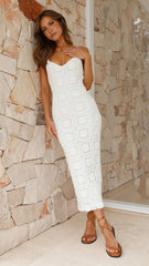 Barisa Maxi Dress - White