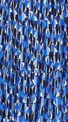 Baka Maxi Dress - Blue Print