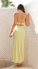 Margie Midi Dress - Lime
