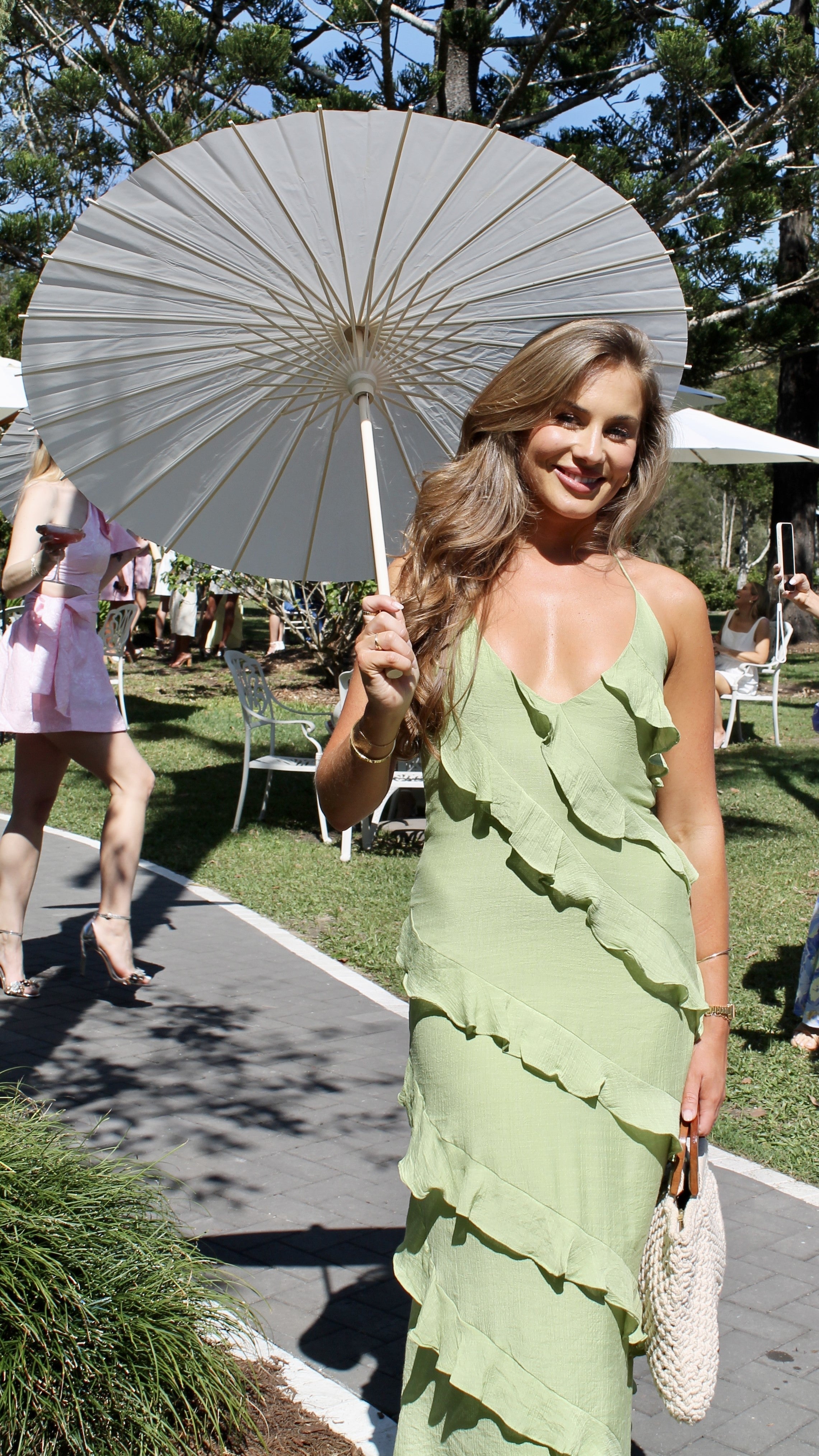 Sophia Maxi Dress - Lime